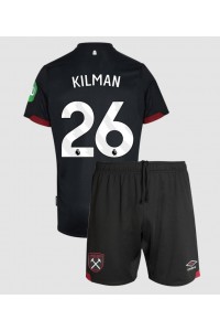 Fotbalové Dres West Ham United Max Kilman #26 Dětské Venkovní Oblečení 2024-25 Krátký Rukáv (+ trenýrky)